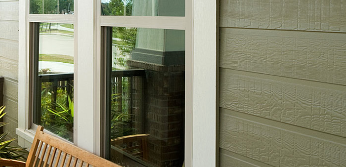 Hardiplank with detail window Hardie Trim